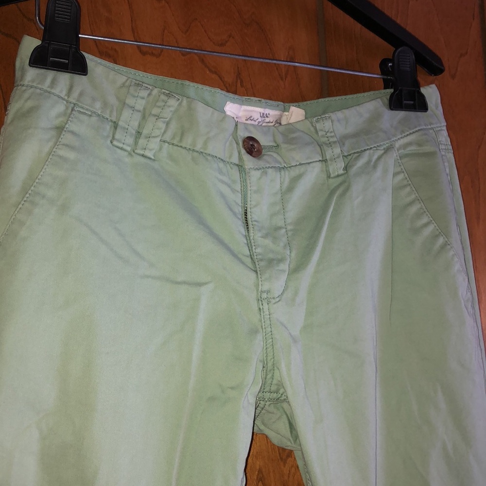 Pistachio Green Khakis